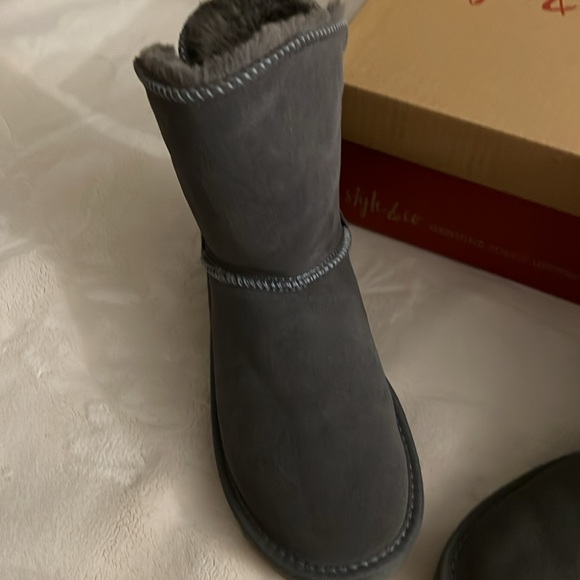 Style & Co. Dark Gray Boots - New With Tags - Picture 2 of 10